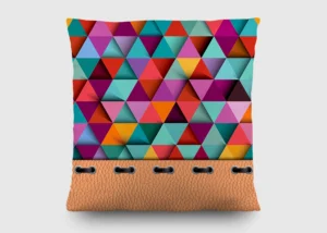 Cushion Colorful Triangles, 45 x 45 cm, CN 3618