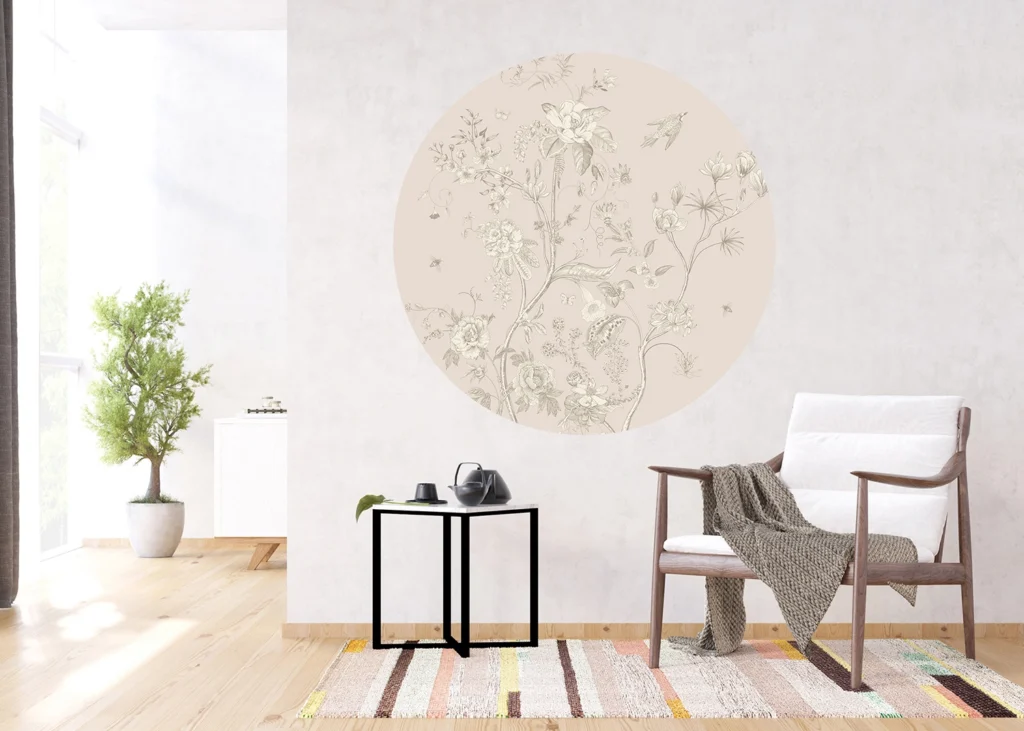 Wall Mural Vintage Florals, 70 x 70 cm, CR 3257