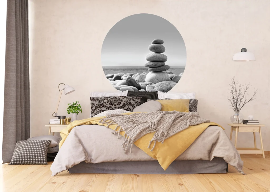 Wall Mural Stone Pyramid, 140 x 140 cm, CR 3307