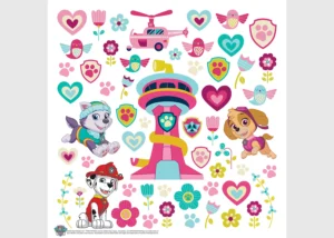 Wall Stickers Paw Patrol Be Happy, 30 x 30 cm, DKS 3839