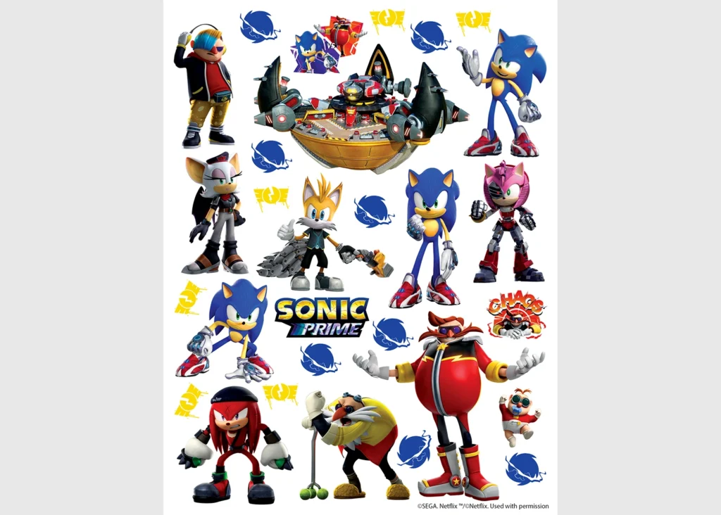 Wall Stickers Sonic, 65 x 85 cm, DK 2367