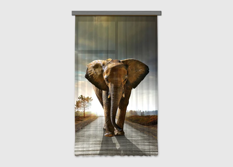 Curtain Elephant, 140 x 245 cm, FCSL 7507