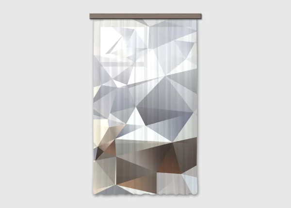 Curtain Geometric Abstraction, 140 x 245 cm, FCSL 7781