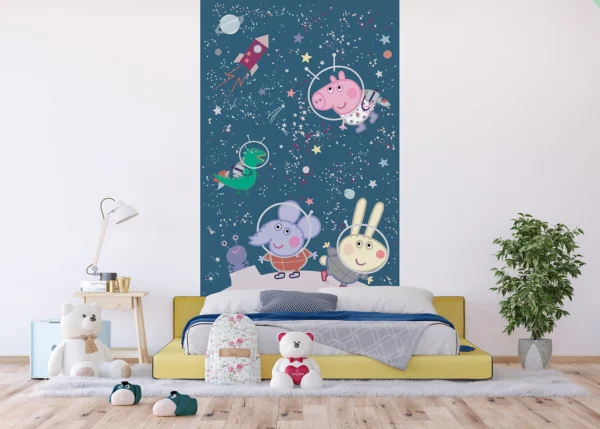 Wall Mural Peppa Pig in Space, 150 x 270 cm, FTD2P 5619