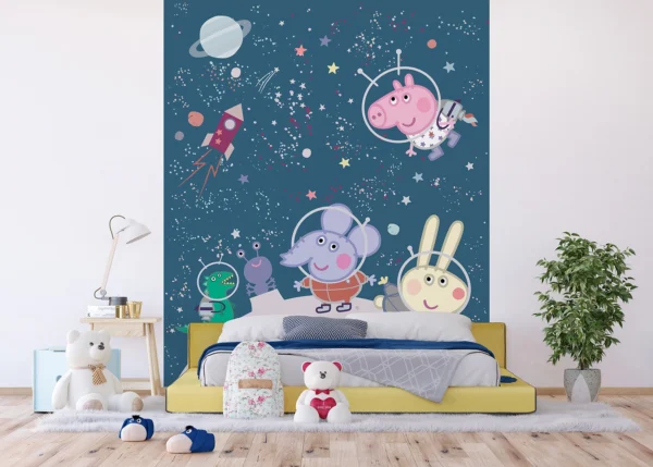 Wall Mural Peppa Pig in Space, 225 x 270 cm, FTD3P 5173