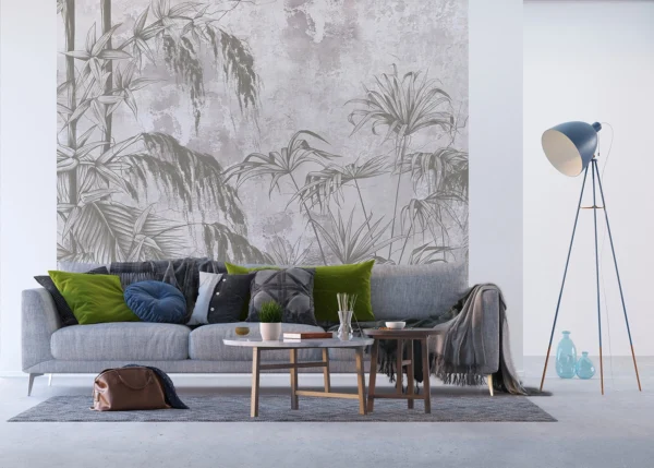 Wall Mural Concrete Tropics, 300 x 270 cm, FT4P 5707