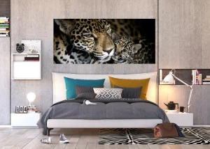 Wall Mural Leopards, 90 x 202 cm, FTNH 2709