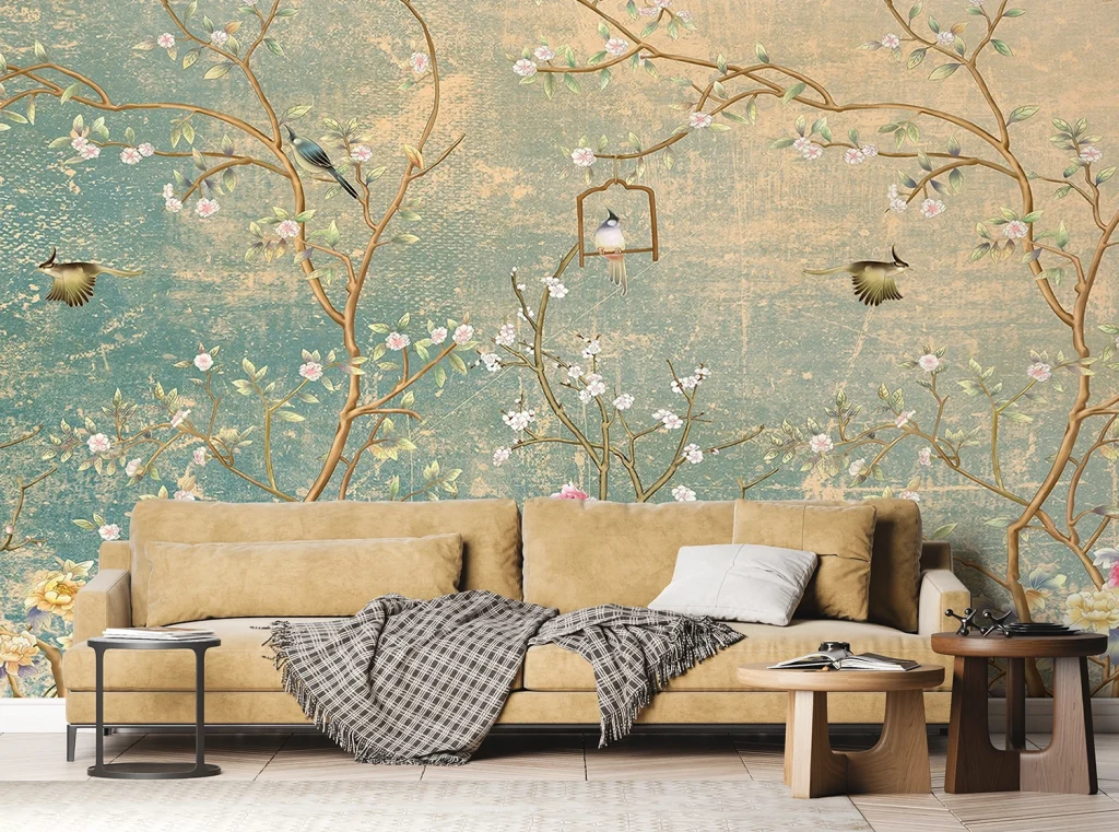 Wall Mural Vintage Garden, 375 x 270 cm, FTNS 1286