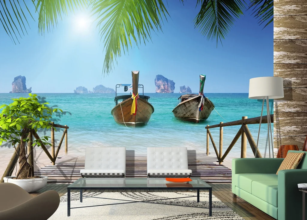 Wall Mural Pier to Paradise, 375 x 270 cm, FTNS 2455