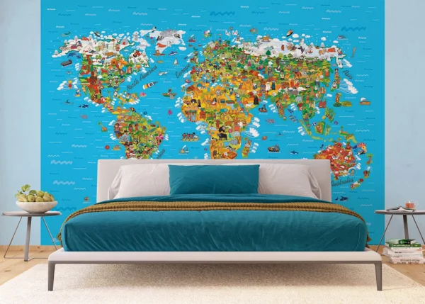 Wall Mural Map, 375 x 270 cm, FTNS 2441