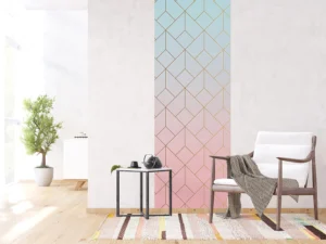 Wall Mural Cube Gradient, 90 x 270 cm, FTNVL 3720