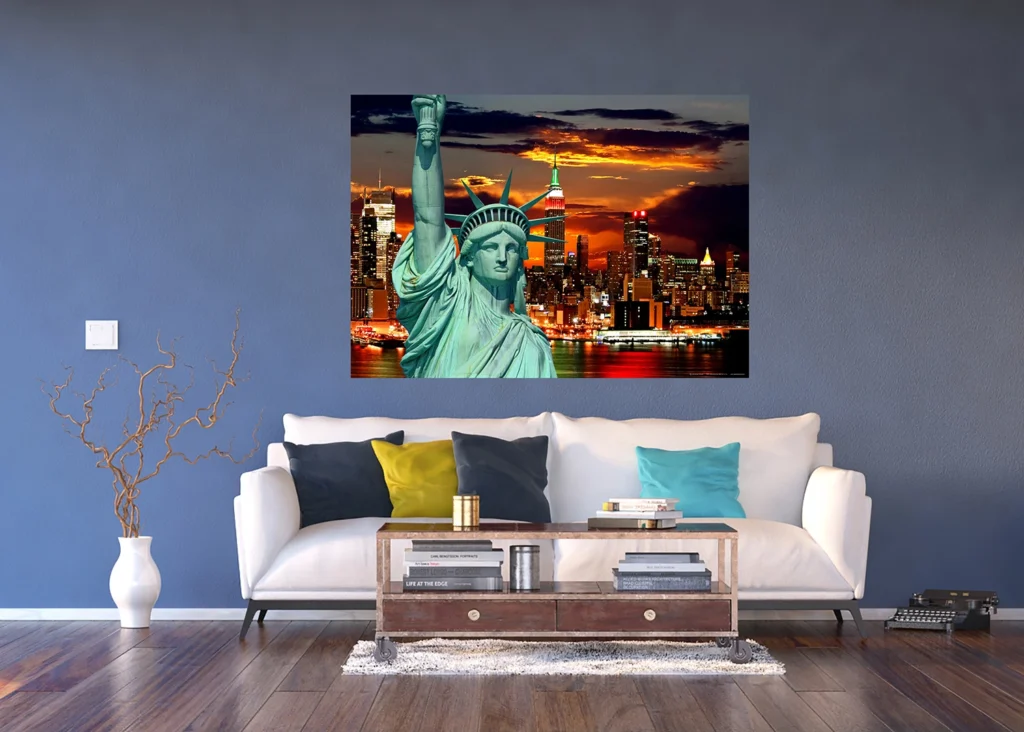 Wall Mural Sunset Liberty, 160 x 110 cm, FTNM 2612