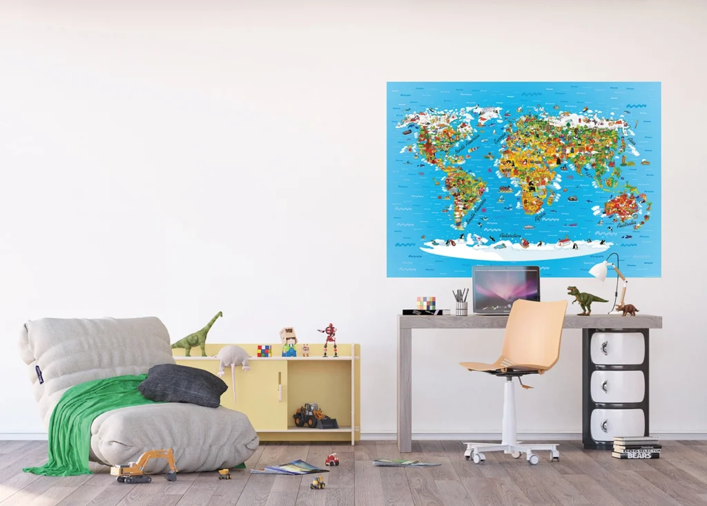 Wall Mural Map, 160 x 110 cm, FTNM 2650