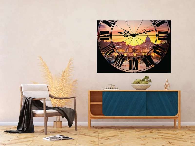 Wall Mural Clock, 160 x 110 cm, FTNM 2651