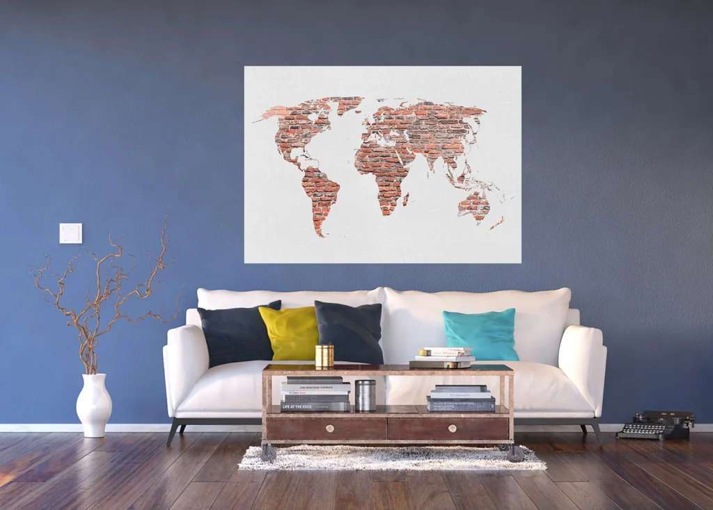 Wall Mural Map, 160 x 110 cm, FTNM 2695