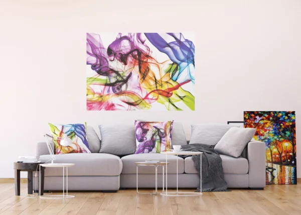 Wall Mural Colorful Smoke, 160 x 110 cm, FTNM 2696