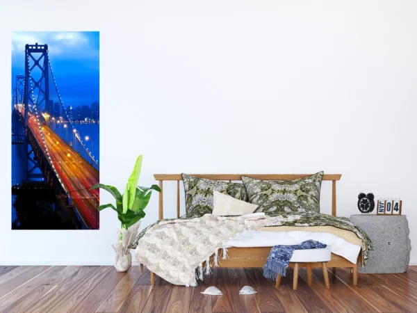 Wall Mural Night Bridge, 90 x 202 cm, FTNV 2903