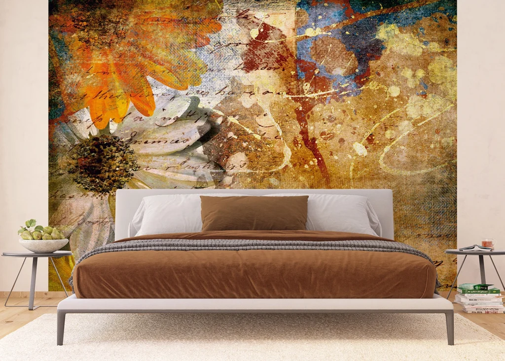 Wall Mural Floral Paintings, 375 x 270 cm, FTNXXL 0335