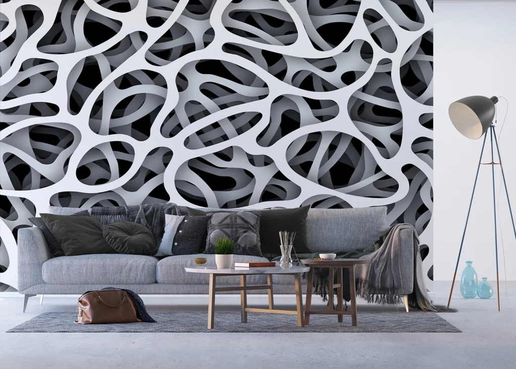 Wall Mural 3D Abstraction, 375 x 270 cm, FTNXXL 1128