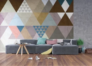 Wall Mural Triangles, 375 x 270 cm, FTNXXL 1222