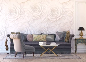 Wall Mural Wall of Roses, 375 x 270 cm, FTNXXL 1226