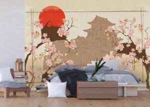 Wall Mural Japanese Art, 375 x 270 cm, FTNXXL 1237