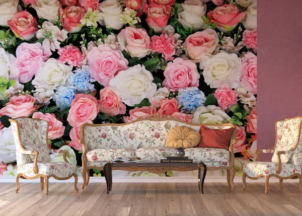 Wall Mural Flowers, 375 x 270 cm, FTNXXL 2428