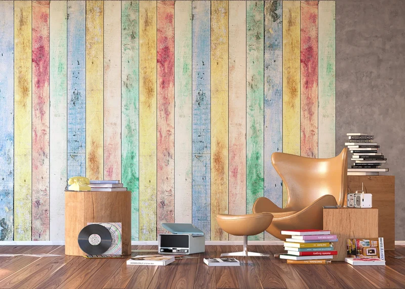 Wall Mural Wood Planks, 375 x 270 cm, FTNXXL 2430