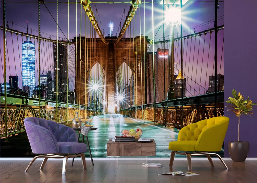 Wall Mural The Brooklyn Bridge, 375 x 270 cm, FTNXXL 2439