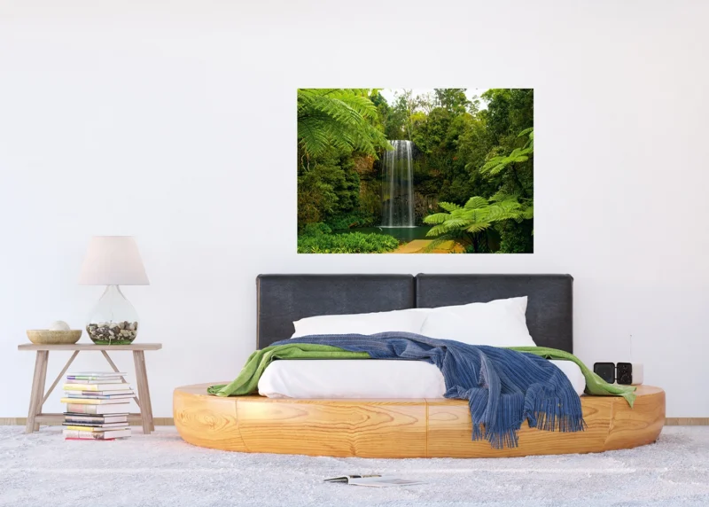 Wall Mural Waterfall in Prairie, 180 x 127 cm, FTSs 0834