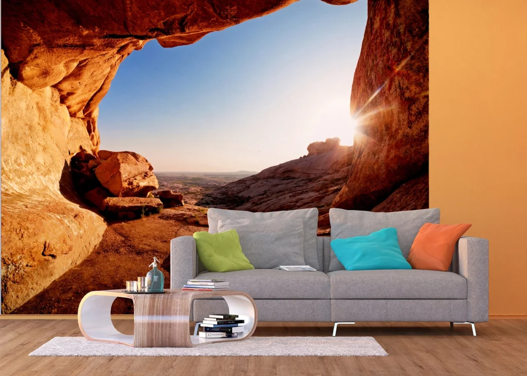 Wall Mural Sunset in Canyon, 360 x 254 cm, FTS 0483