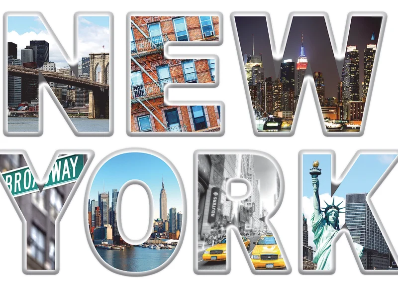 Wall Stickers New York, 42,5 x 65 cm, SM 3431