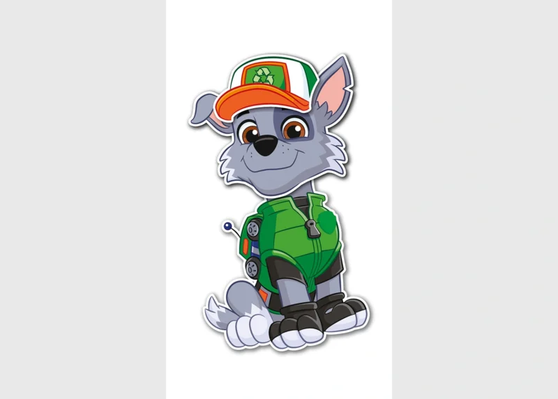 Sticker Paw Patrol Rocky, 8.5 x 15 cm, VS 2163