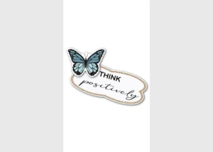 Sticker Think Positive, 8.5 x 15 cm, VS 2167