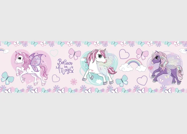 Wall Border Unicorn | 5 m x 13.8 cm | WBD 8025