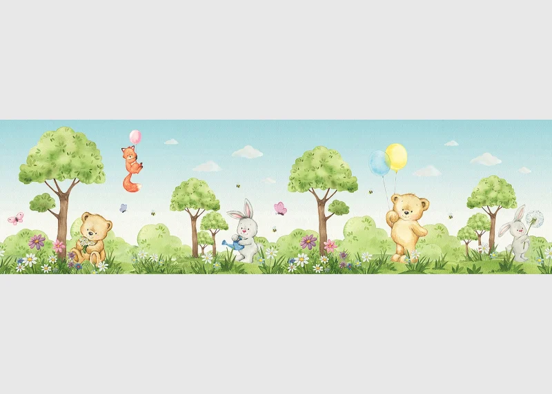 Wall Border Cute Bears | 5 m x 9.7 cm | WBD 8127