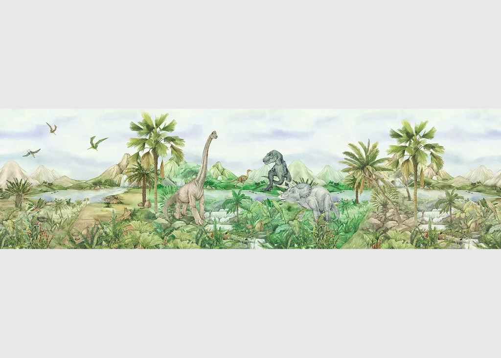 Wall Border Dino | 5 m x 9.7 cm | WBD 8139