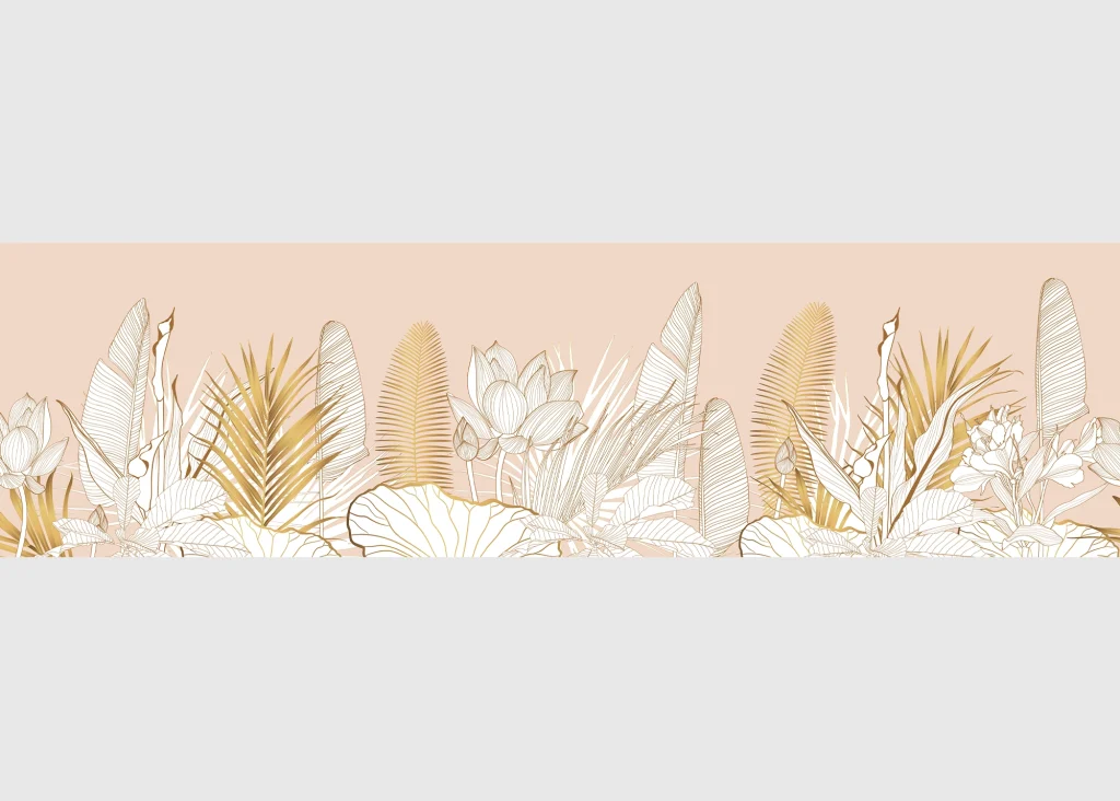 Wall Border Bloom Fables | 5 m x 13.8 cm | WB 8289