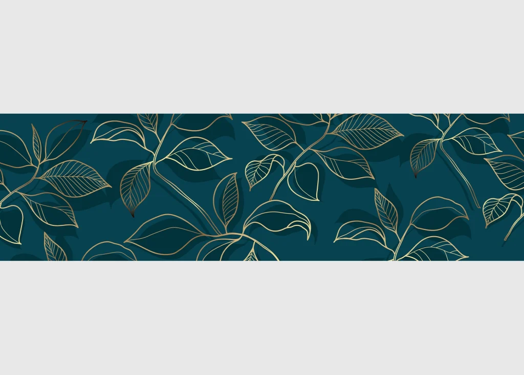 Wall Border Gilded Foliage | 5 m x 13.8 cm | WB 8403